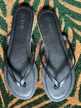 J. Crew Easy Summer Flip Flops, NEVER WORN